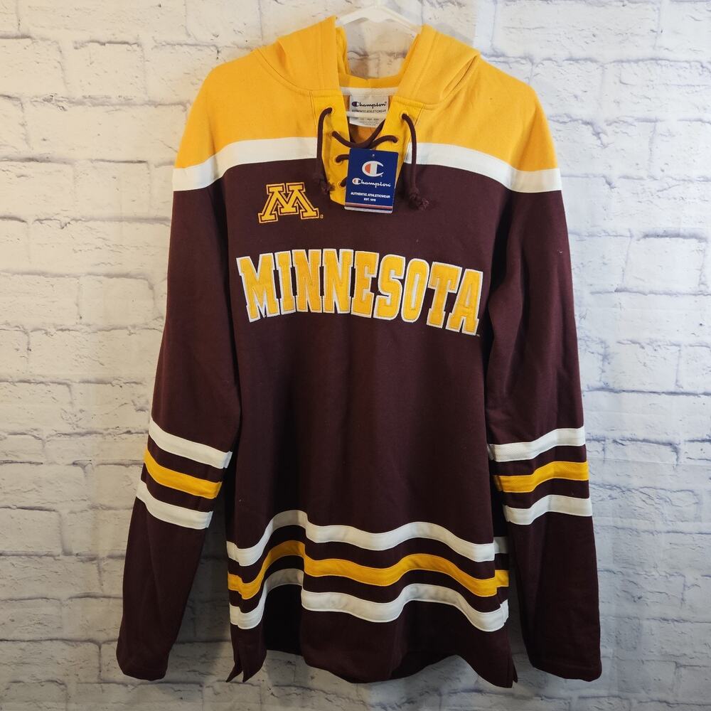 Minnesota Gophers Champion Excellence Heritage Tradition Hockey Sweater Men’s L